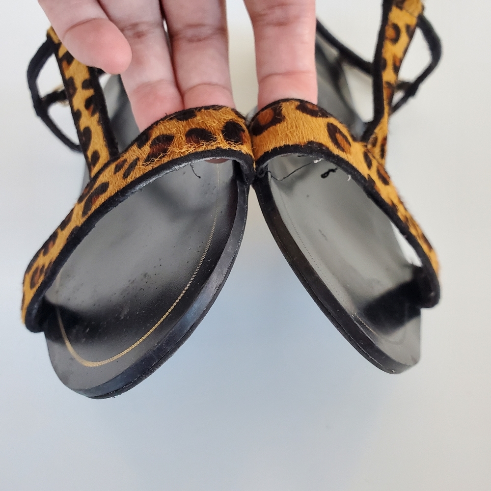 ZARA basic animal print sandals - Picture 3 of 12
